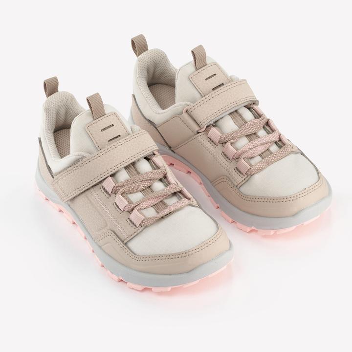 Produktbild Quechua Wanderschuhe Kinder Gr. 28–34 niedrig Klettverschluss Wandern - NH500 beige/rosa (31)