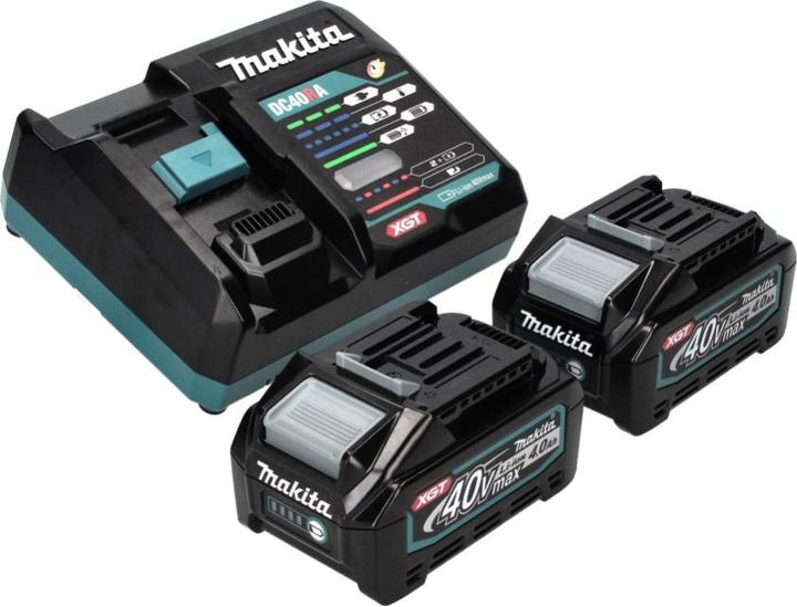 Produktbild Makita GA 005 GM2 Akku Winkelschleifer 40 V max. 125 mm Brushless XGT + 2x Akku 4,0 Ah + Ladegerät (125 mm)