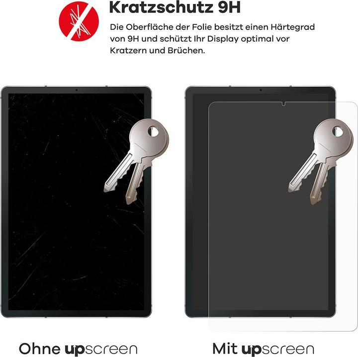 Actual product image upscreen Scratch Shield Glass (1 Piece, Galaxy Tab S7 FE)