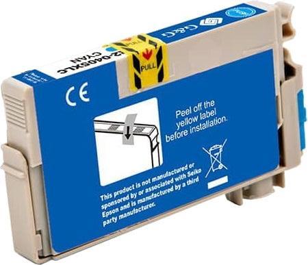 Actual product image Hermex Compatible Ink Cartridge XL for Epson WorkForce Pro WF3820DWF (C)