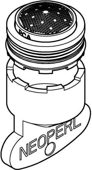 Actual product image Grohe Mousseur AG M 21,4x1, verstellbar