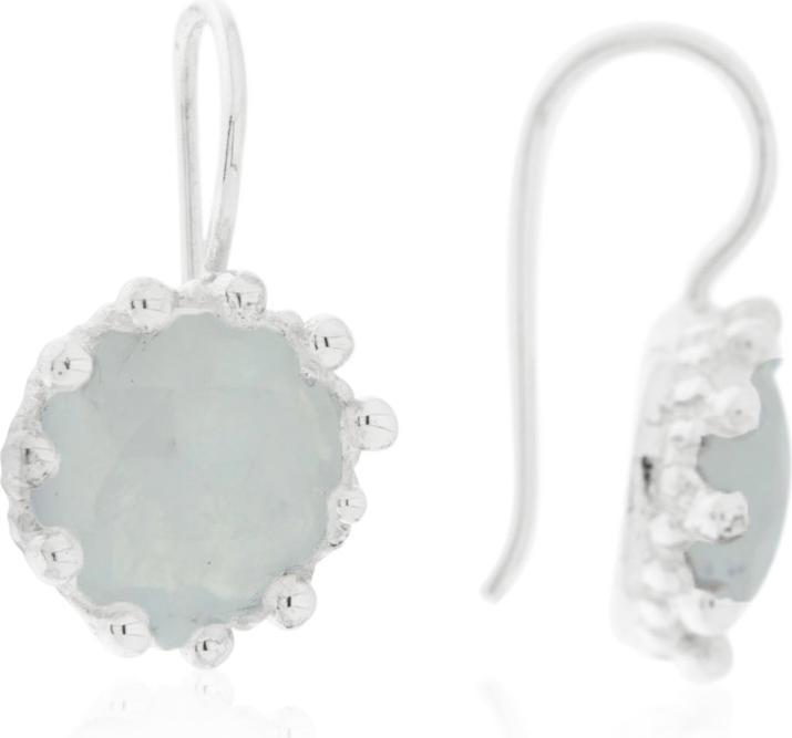 Actual product image Leyda Earrings Crown (Stone, Silver 925)