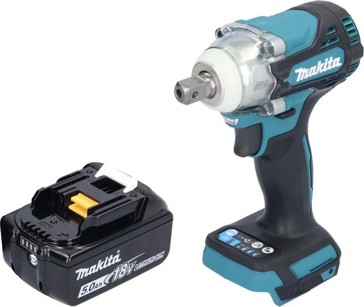 Produktbild Makita DTW 301 T1 Akku Schlagschrauber 18 V 330 Nm 1/2" Brushless + 1x Akku 5,0 Ah - ohne Ladegerät (Akkubetrieb)