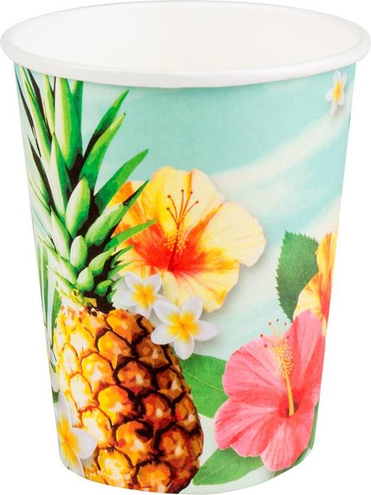 Produktbild Boland 10 Papierbecher Paradise Hawaii 210ml (1 x)