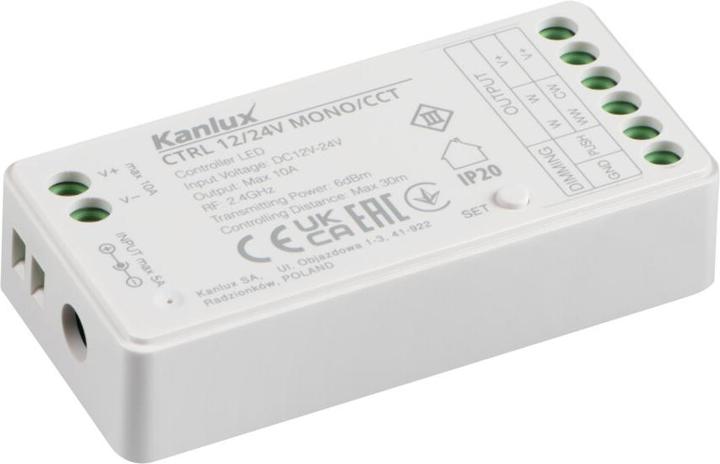 Image du produit Kanlux Contrôleur pour bande LED CONTROLLER RGBW Blanc 22147