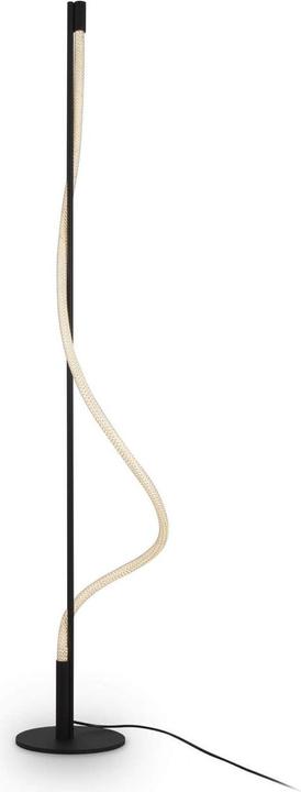 Maytoni Tau LED Stehleuchte, Stehlampe 15W Schwarz Warmweiss (450 lm)