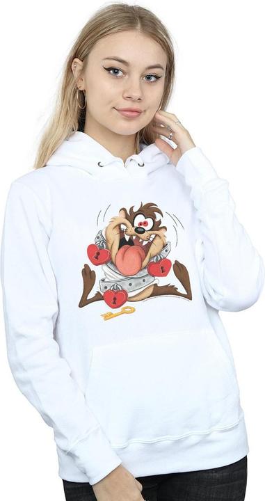 Image du produit Looney Tunes - Sweat à capuche TAZ VALENTINE'S DAY MADLY IN LOVE - Femme (L)