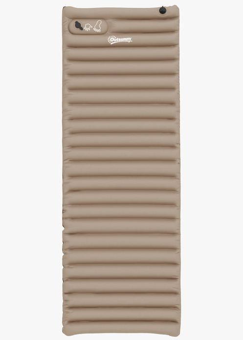 Immagine prodotto Swisshandel24 Materasso ad aria per ospiti, con pompa a pedale, idrorepellente, 195cmx 70cmx10cm, kaki