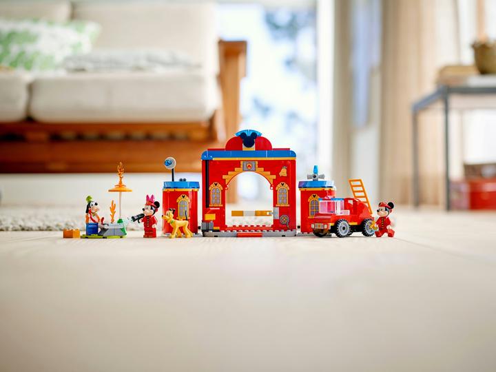Image du produit LEGO La caserne de pompiers et le camion de pompiers de Micky (10776, LEGO Disney)