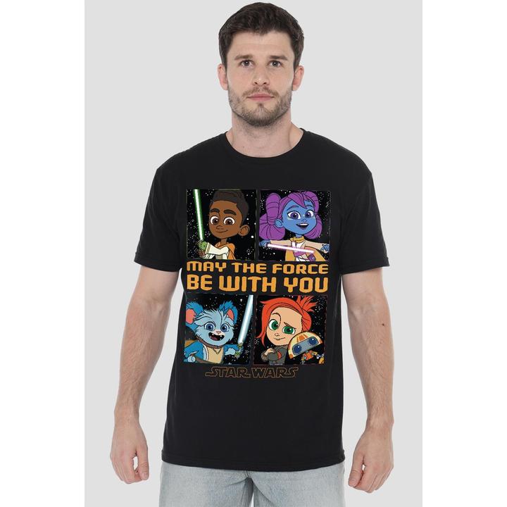 Produktbild Star Wars Young Jedi Adventure Among The Stars TShirt (L)