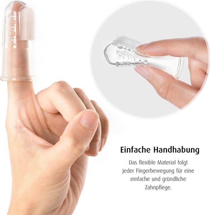 Actual product image Reer Finger Toothbrush (Soft, 2 x)