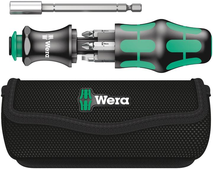 Actual product image Wera Kraftform Kompakt 28 B (PH2X 25mm, PH1 x 25 mm, Pz2x25mm, slot 1 x 5.5 x 25 mm, PZ 1 x 25, slot 1.2 x 6.5 x 25 mm)