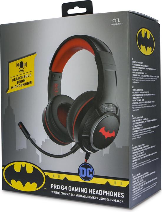Actual product image OTL Technologies DC Comics DC0905 Headphones & Headset Wired Headband Gaming Black, Red (Cable)