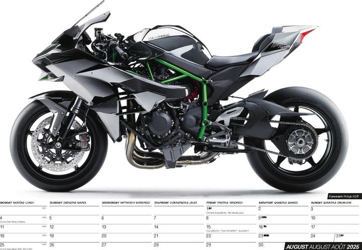 Image du produit Motos 2025 - Le calendrier moto (42 x 30 cm, Couverture rigide, Allemand)
