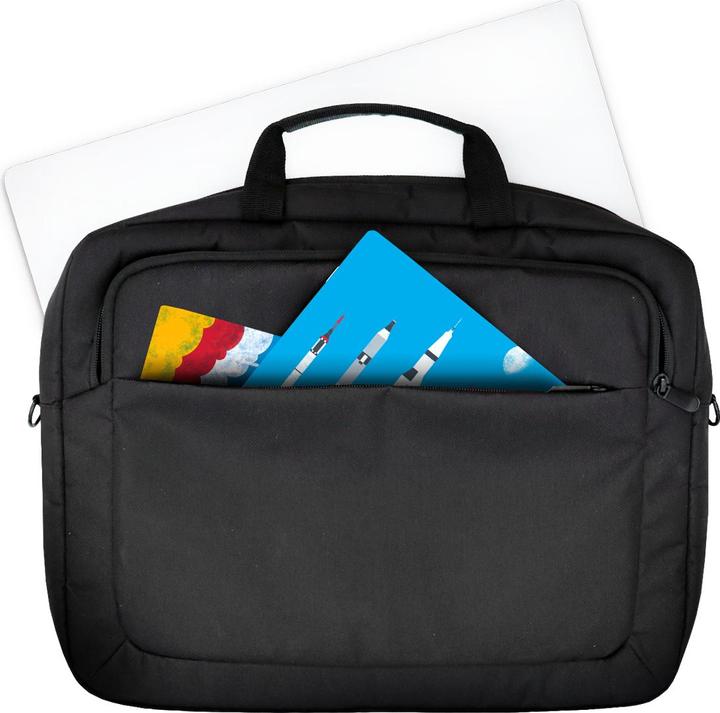 Produktbild Land NS-KLM12 Notebooktasche 39,6 cm (15,6') Kuriertasche Schwarz, Rot, Weiss (15.60", Universal)