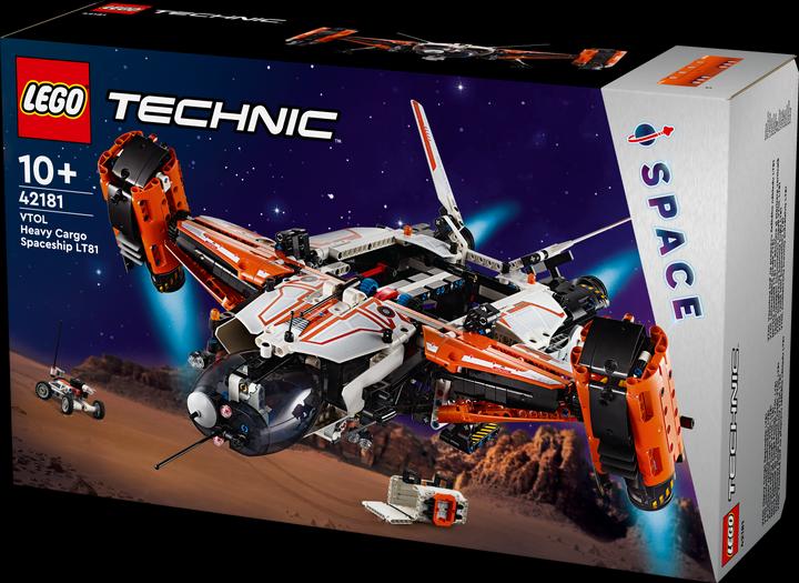 Immagine prodotto LEGO VTOL per il trasporto di merci spaziali pesanti LT81 (42181, LEGO Technic)