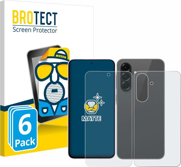Productafbeelding BROTECT Entspiegelungsfolie Displayschutz Displayschutzfolie Folie Matt (6 Stuk, Samsung Galaxy A56)