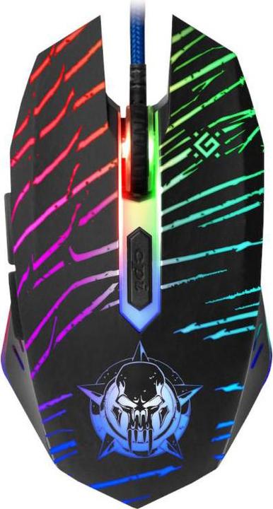 Defender Gaming, wired, optical GM-590L DARK AGENT 12800dpi 6P Backlit Gaming Mouse (Cable)
