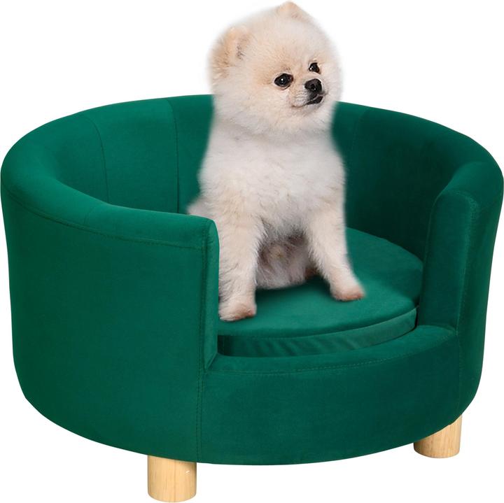 Actual product image PawHut Dog sofa with cuddly fabric cover (Dog)