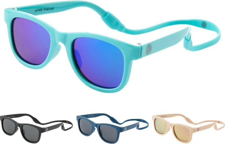 Produktbild Baby Sunnies Kinder-Sonnenbrille mit Band Hellblau