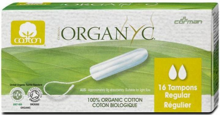 Actual product image Organyc Tampons Regular - 100% organic cotton (16 x, Regular)