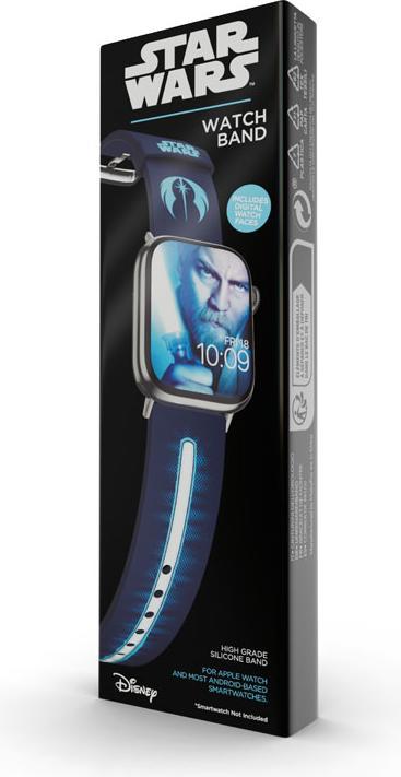 Immagine prodotto Moby Fox Bracciale Smartwatch Star Wars Darth Vader Lightsaber 22 mm (22 mm, Silicone, Acciaio inossidabile)