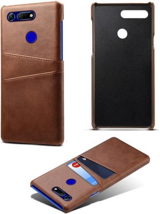 Produktbild Screenguard Honor View 20 CardCaddy Leder Backcase mit Kartenfächern (Honor View 20)