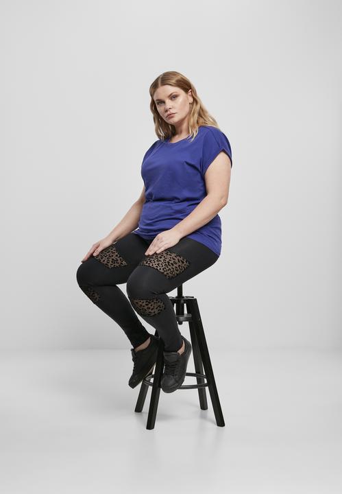 Produktbild Urban Classics Ladies Flock Lace Inset Leggings (XL)