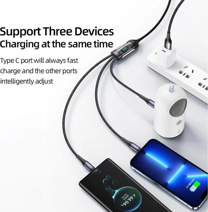 Produktbild Usams USB Typ C – Lightning, USB Typ C, Micro USB B (1.20 m, USB 2.0)