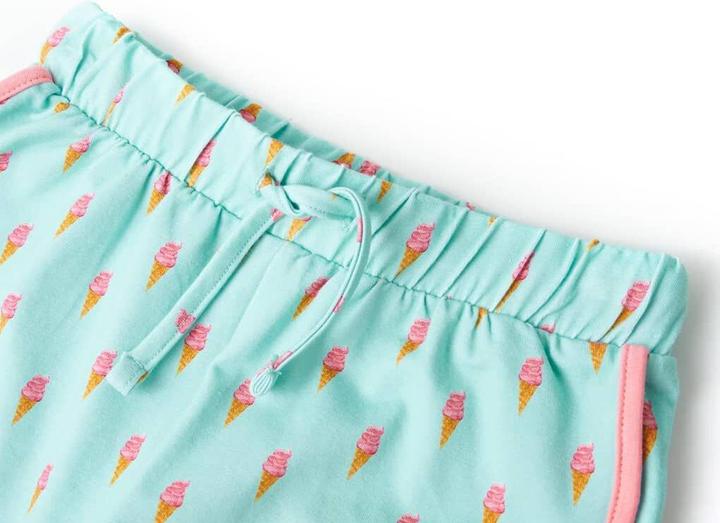 Immagine prodotto VidaXL Pantaloncini da bambino con coulisse Verde menta chiaro 104.Materiale (104)