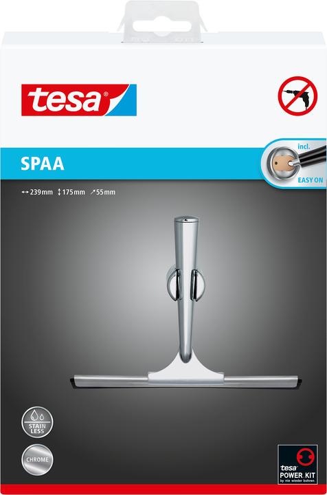 Produktbild tesa SPAA Duschabzieher inkl. Klebelösung ohne Bohren