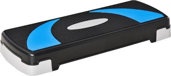 Produktbild Swisshandel24 Steppbrett Aerobic-Stepper höhenverstellbar mit 3 Stufen (10/15/20cm) Fitness Heimtrainer Belastbark