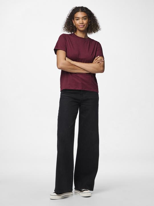Actual product image Pieces Pcria Ss Fold Up Solid Tee Noos Bc (XL)