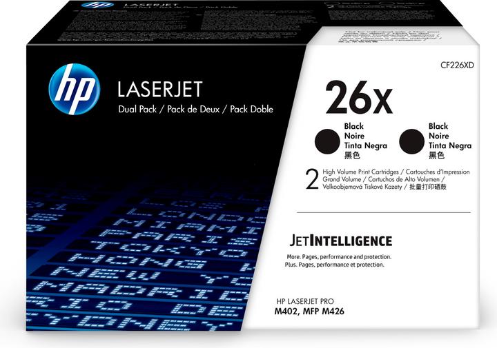 Immagine prodotto HP 26X (BK) pacchetto doppio (FC)