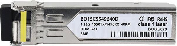 Actual product image BlueOptics Calix 100-0166740 compatible SFP BO15C5549640D