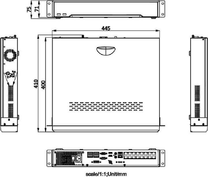 Actual product image Hikvision DS-7732NI-M4/16P NVR 32 Channel 8K (Network Video Recorder (NVR))