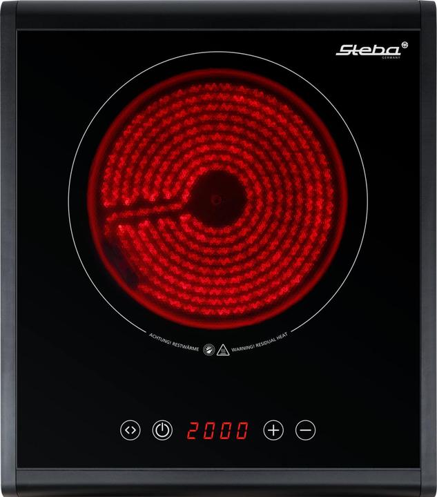 Immagine prodotto Steba HK 25 piano cottura singolo in ceramica 2000W 18,5 cm Touch Control da 01/25
