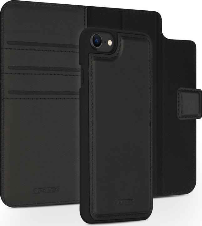 Produktbild Accezz Premium Leather 2 in 1 Wallet Bookcase iPhone SE (2022 / 2020) / 8 / 7 / 6(s) - Zwart (Apple iPhone SE (3rd Gen), Apple iPhone 6s, Apple iPhone 8, Apple iPhone 6, Apple iPhone SE (2nd Gen), Apple iPhone 7)