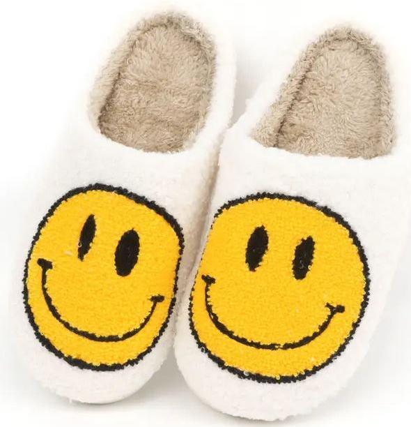 Produktbild PhoneLook Kuschelig warme Winterpantoffeln Smiley Grösse 37-38 /gelb (37)