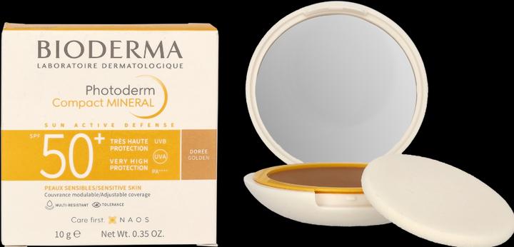Produktbild Bioderma Photoderm Compact SPF50 Golden (Sonnencreme Gesicht, SPF 50)