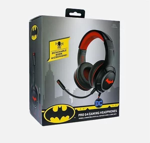 Actual product image OTL Technologies DC Comics DC0905 Headphones & Headset Wired Headband Gaming Black, Red (Cable)