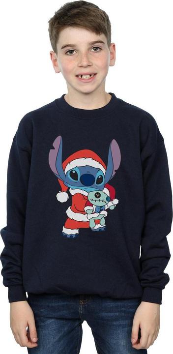 Actual product image Disney Boys Lilo And Stitch Stitch Christmas Sweatshirt (140, 146)
