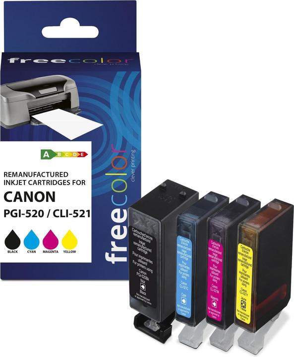Actual product image Freecolor Ink PGI-520 / CLI-521 Multipack Colour (Color)