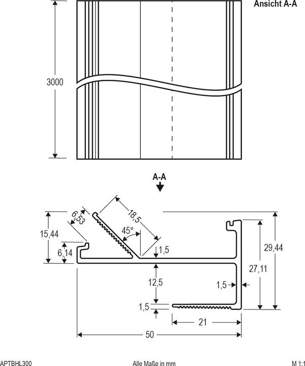 Produktbild EVN APTBHL300 (3000 mm, 50 mm)