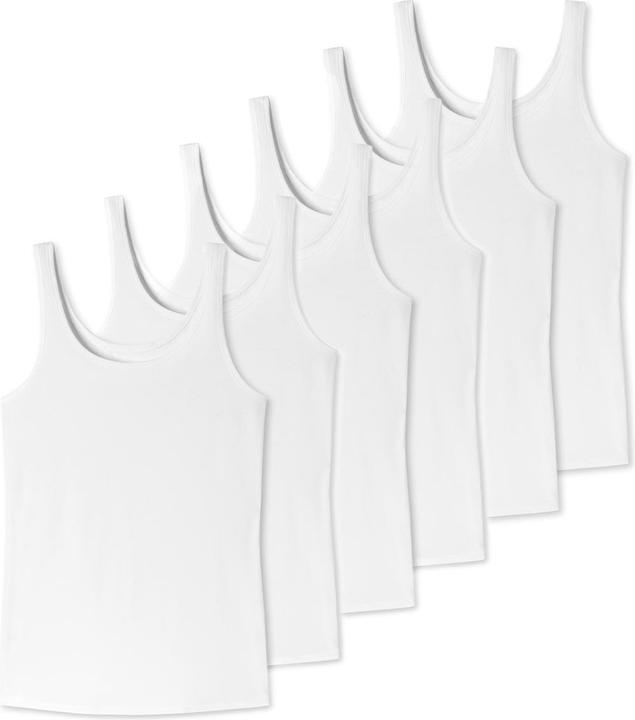 Actual product image Uncover by Schiesser Pack of 6 Basic Strap Top (XL)