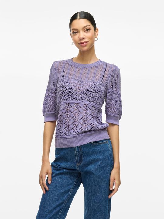 Produktbild Vila VINYA Kurzarm Stricktop (S)