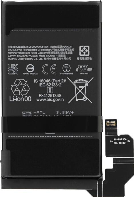 Actual product image Google Battery GUKD8 Pixel 8 Pro G949-00704-01