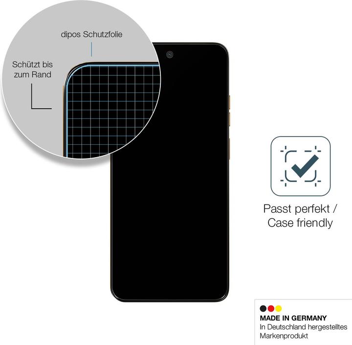 Produktbild Dipos Anti-Shock Displayschutz Matt 9H (1 Stück, Motorola Moto C)