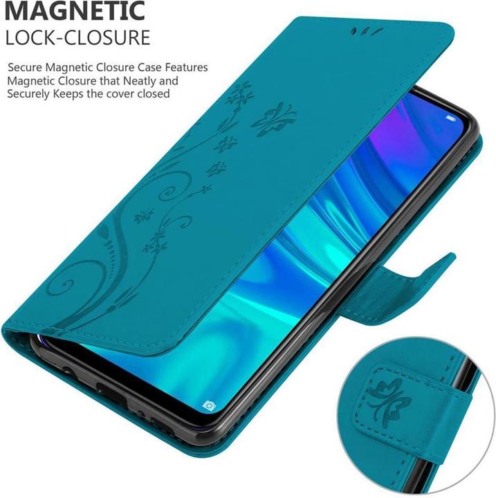 Image du produit Cadorabo Couverture du livre de fleurs (Huawei P Smart (2019))