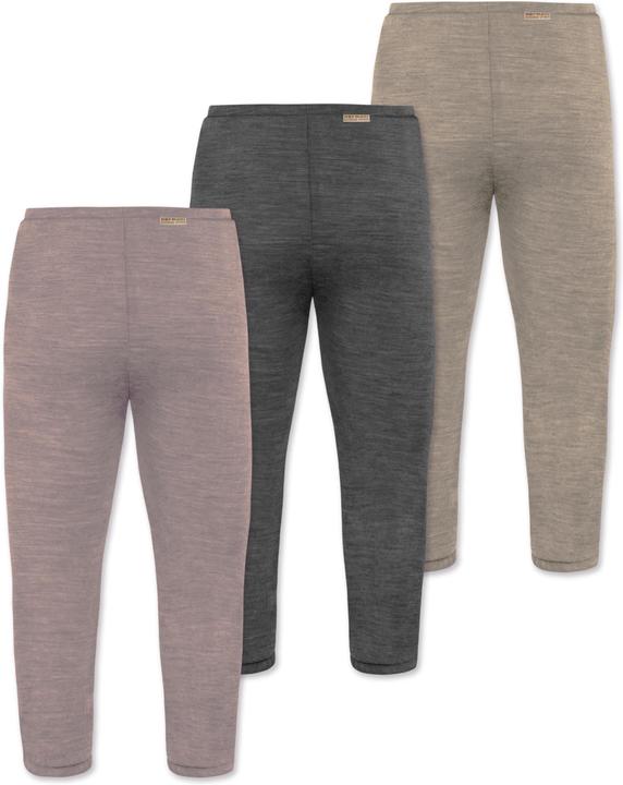 Actual product image Normani 3-pack baby merino pants with feet - 9543 (56)